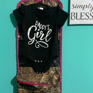 Black 'Daddy's Girl' Bodysuit